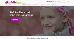 Desktop Screenshot of mychildscancer.org